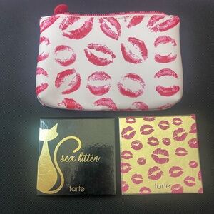 🌻✨TWO TARTE MAKEUP PALETTES + Travel Makeup bag💌💄